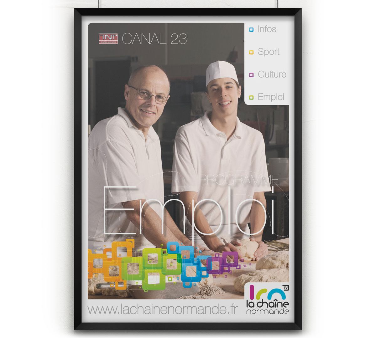 Affiche Emploi La Chaine Normande LCN Affiche Emploi La Chaine Normande LCN
