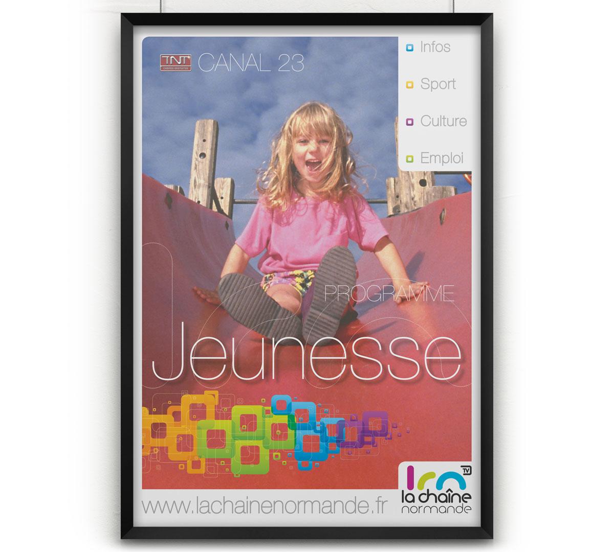 Affiche Jeunesse La Chaine Normande LCN Affiche Jeunesse La Chaine Normande LCN