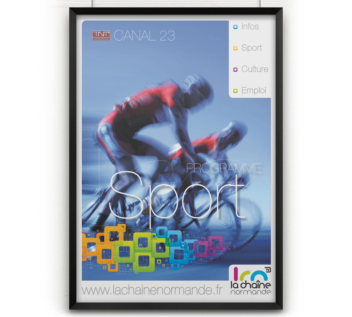 Affiche Sport La Chaîne Normande LCN Affiche Sport La Chaîne Normande LCN
