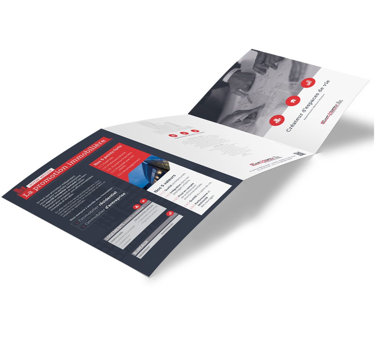 Plaquette Immobilier construction graphiste Plaquette Immobilier construction graphiste