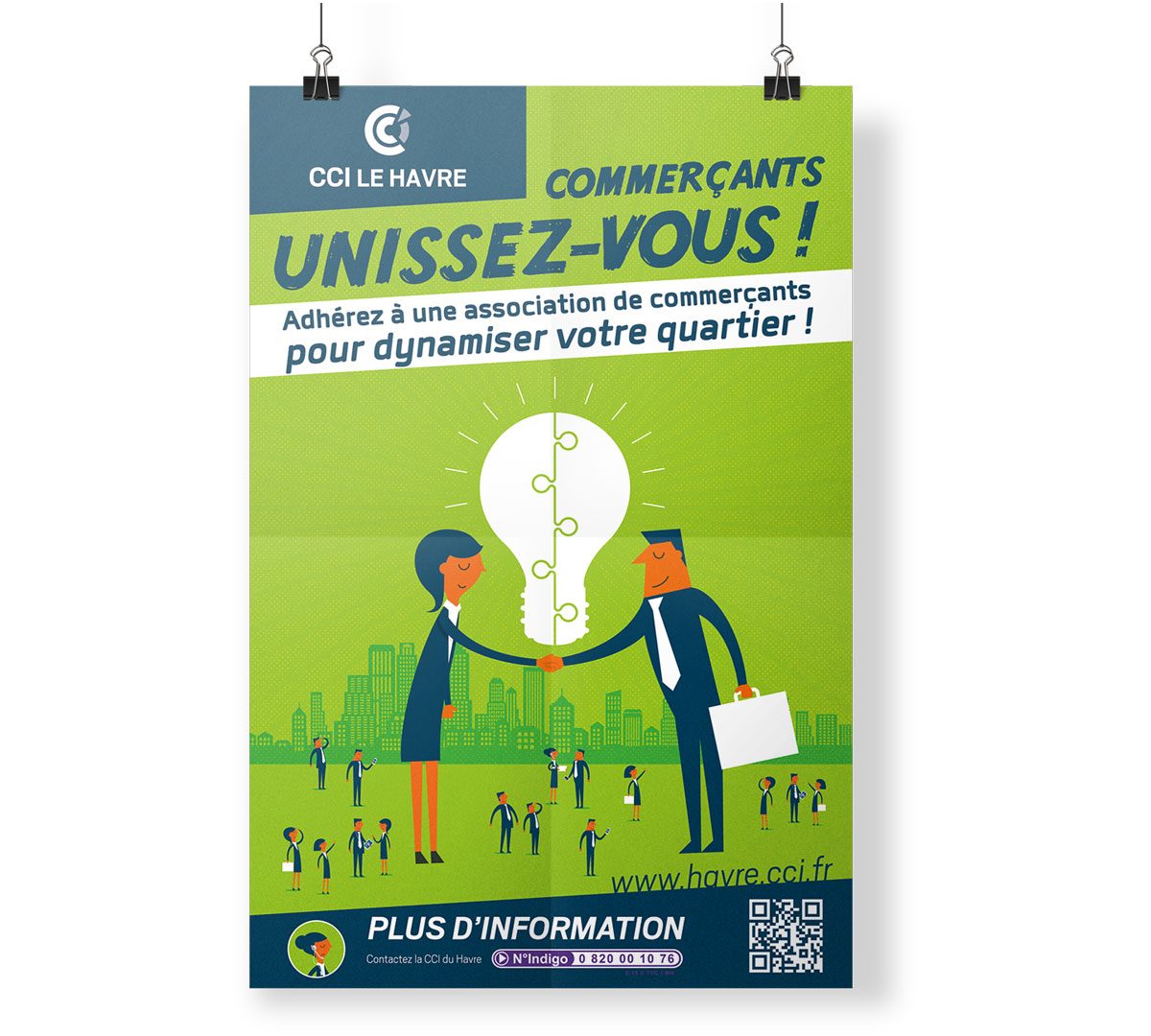Affiche Poster CCI NORMANDIE Cédric Communal graphiste Affiche Poster CCI NORMANDIE Cédric Communal graphiste